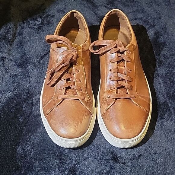 New Republic Distressed leather sneakers size 11 - Picture 1 of 7